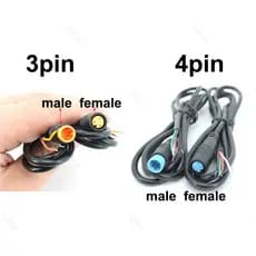 M8 À Prova Dwaterproof Água 2 3 4 5 6 8 Pinos Bicicleta Elétrica Conjunta Plug Conector Scooter Cabo De Freio Sensor Sin