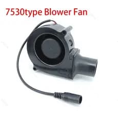 DC 12V 7530 Ventilador turbo Refrigeração Controlador De Velocidade Variável Churrasco De Ar Piquenique Grill Fogão A Le