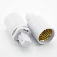 1PC Retardador G24 Para E27 Base Da Lâmpada G24 Adaptador Parafuso Suporte De Energia Conversor Soquete Halogênio CFL BR
