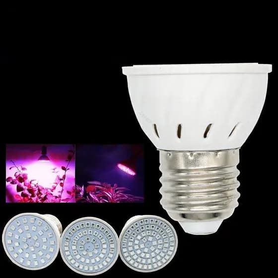 Luz De Crescimento E27 Led Crescer Lâmpada Phyto Para Estufa Interior Vegetal Flor Planta Hidropônica Crescente BR16B2