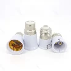 base De Lâmpada Led Soquete B22 Para Parafuso E27 B22 Suporte Adaptador De Energia AC Peças De Iluminação BR16B2