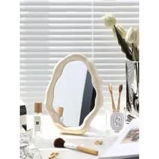 gugululu Espelhos De Maquiagem Em Nuvem Para Mesa , Espelho De Vaidade De Parede Pendurados Com Suporte Ajustável Decora