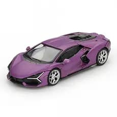 Mini GT MGT01121 1121 1/64 Lamborghini Revuelto Viola 30th Matte LHD RHD Carro Modelo Em Escala Fundida