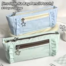 Estojo de Lápis, Bolsa de Papelaria, Estojo de Lápis de Grande Capacidade, Estojo de Lápis Portátil, Caixa de Papelaria,