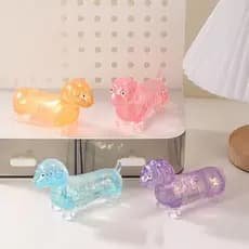 Bassê Squishy Antiestresse Fidget Toy Glitter Brinquedo Sensorial Relaxante Ansiedade Infantil Adulto Satisfatório