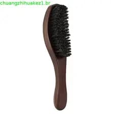 Escova de Cabelo de Cerdas de Javali - Escova Mágica para Ondas e Barba para Homens e Mulheres, Escova Desembaraçadora p