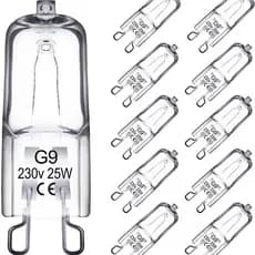 G9 contas de lâmpada halógena 220V25W40W forno lâmpada de mesa lâmpada de parede pino de cristal lâmpada halógena tungst