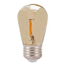 Lâmpadas LED série S14, decoração de férias, luzes de corda, lâmpadas sobressalentes, luz transparente, economia de ener