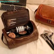 kit necessaire feminino necessaire feminino Bolsa cosmética de couro pu de alta qualidade feminina portátil bolsa de arm
