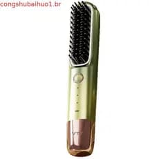 2026 novo estilo VTT recarregável pente alisador de cabelo Mini dormitório doméstico cuidados com o cabelo íon negativo