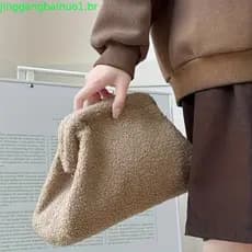 Bolsa Cosmética De Veludo Organizador Multifuncional De Higiene Pessoal Para Viagem Maquiagem E Acessórios