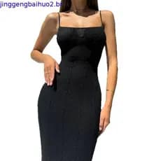 Vestido Tricot Modal Rendado 2 em 1 Amarração ou Tomara Que Caia Elegante Feminino Premium Luxo