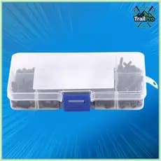 TrailPro Kit de sortimento de parafusos M3 280 PCS grau 12.9 liga de aço sextavado cabeça de soquete botão parafusos