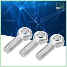 TrailPro 20 peças parafuso de olhal de elevação 304 aço inoxidável anticorrosão máquinas pesadas ombro m6 de longa