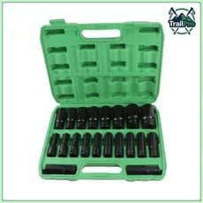 TrailPro Greensen 20 peças 8mm a 32mm chave elétrica tomada se eletroforética estável de alta resistência para impacto