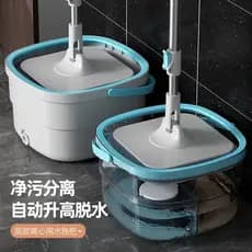 Separação de esgoto absorvente de água plana mop balde preguiçoso doméstico mão-livre rotativo mop automático esfregar f