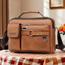 Pierdan bolsa masculina Casual bolsa mensageiro Commuter bolsa de ombro nova bolsa cruzada masculina Vertical High-End