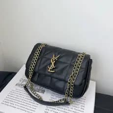 Moda novo estilo axilas corrente saco angustiado ferragem bordado linha de couro macio na moda saco do mensageiro de um