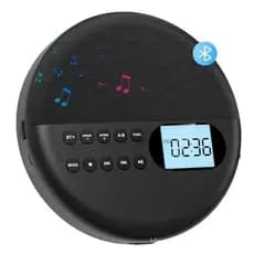 ⭐ Reprodutor Bluetooth multifuncional, som estéreo com alto-falantes duplos, saída estéreo com função anti-choque, funçã