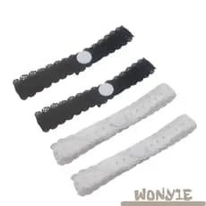 WONY1E 2 Peças De Suporte Para Manga De Camisa , Renda Elástica Encurtada O Comprimento Da , Fixadores De Punho Elástico