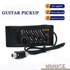 Captador De Guitarra WONY1E , Amplificador De Pré-Acústica EQ 7545R De 4 Bandas , Equalizador De Ajustável