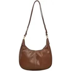 JYG Bolsas Hobo Pequenas Para Mulheres Retro Crescent Bolsa De Ombro Outono Soft Crossbody 2025 | Pequeno , , Macio , 20