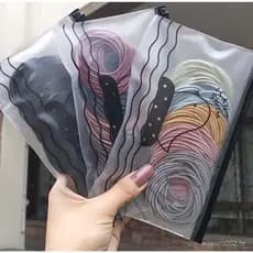 400 Unidades Com Saco Mulheres Faixas De Borracha/Coreano Cabelo Bandas Elásticas/Concise Estilo
