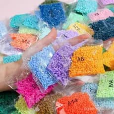 Perler Hama Beads 2.6mm Pixel Arte 1.000 Pçs Coloridas Varias Cores