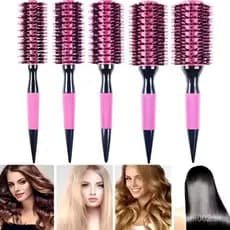 Escova Térmica de Cabelo com Cerdas de Javali Secagem Rápida e Modelagem Profissional