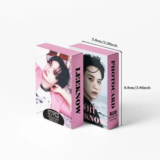 127 Unidades/Caixa Stray Kids Solo Lee Know Photocards Cartão De Coleção Dominar