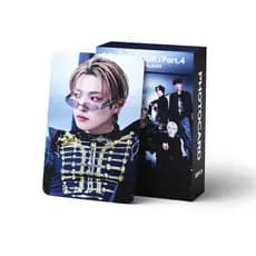 Cartões Fotográficos55pcs/box ATEEZ GOLDEN HOUR : Parte . 4 Cartão KPOP LOMO
