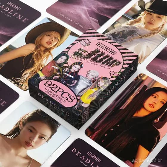 92 Unidades/Caixa BLACKPINK Photocards Jump KPOP LOMO Cartão