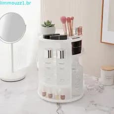 Original Organizador Cosmético Maquiagem Giratório Display 360 Ajustável Regulável
