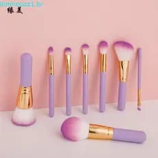 Conjunto de 12 Pincéis de Maquiagem Profissionais com Cerdas Sintéticas Macias - Pincéis para Base, Blush e Sombra - Inc