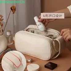 Saco cosmético feminino de grande capacidade portátil viagem 2026 novo estilo High-End pincel de maquiagem saco de armaz