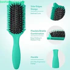 Pente Definidor De Cachos Atualizado Para Cabelos Cacheados – Lindo Design De Orelha De Gato , De Dente Largo Desembara
