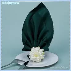 [takejoynewBR] 6 Peças Porta-Guardanapos De Flores Anéis De Guardanapo Florais Artificiais Artesanato Decoração De Mesa