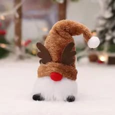 TKEY Gnome Brilhante Decorações De Natal Bonecas Sem Rosto Decoração Para Casa Enfeites Navidad Ano Novo S1X3