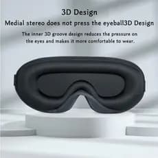 TKEY 3D Sombreamento Respirável Sono Máscara De Olho Remendo Escritório Dormir Ajuda Bloquear Luz N8S4