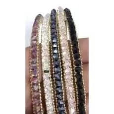 10 Pç Tiara Feminina Com Cristal De Strass E Miçangas / Faixa De Cabelo / Acessório De Festa Atacado Reveta Fashion Top