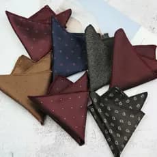 24cm Terno Masculino Bolso Quadrado Yupi Francês Retro Simples Padrão Toalha De Casamento Lenço Marido Presente