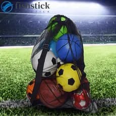 FISHSTICKA Bolsa De Bola Esportiva Futebol Alça De Ombro Espessada De Grande Capacidade