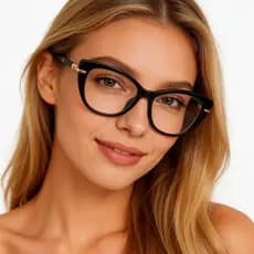 Armação de óculos para Grau Feminino Tamanho Grande Modelo
