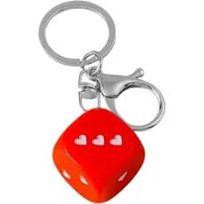 Kawaii Bonito Dados Chaveiro Saco Encantos Bolsa Para Bolsas Sacolas Mochila Carro Chaveiros Acessórios Presentes Mulher