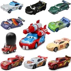 JAMXUN Disney Pixar Cars 2 3 Brinquedo Relâmpago McQueen Foguete Hamillton Carro Modelo Exquisito Hudson Presente para M