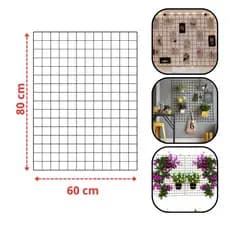 Tela Grade Aramada 60x80 para Decoração, Memory Board, Cercado, Fotos