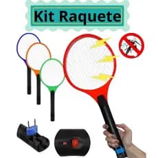 Raquete Eletrica Mata Mosquito mosca bi volt