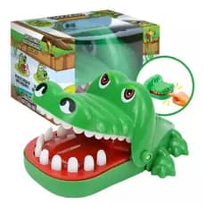 Brinquedo Jogo do Crocodilo Morde o Dedo Dentista Jacaré Engraçado