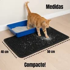 Tapete Higiênico Sanitário Coletor de Areia P M G Caixa de Areia Gatos Anti Sujeira envio no mesmo dia
