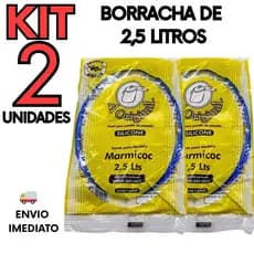 Kit 2 Borrachas Panela de Pressão 2,5 Litros Silicone Universal Reposição Vedação Perfeita.